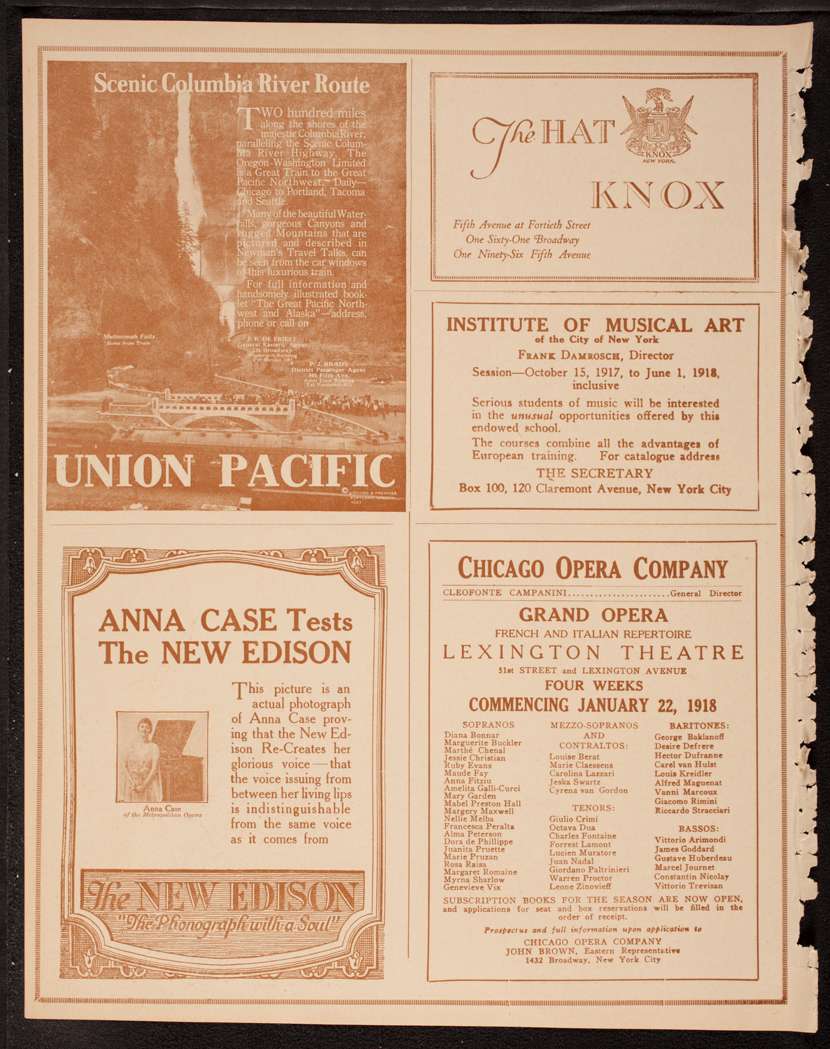 Newman Traveltalks: Our West Indies, December 17, 1917, program page 2