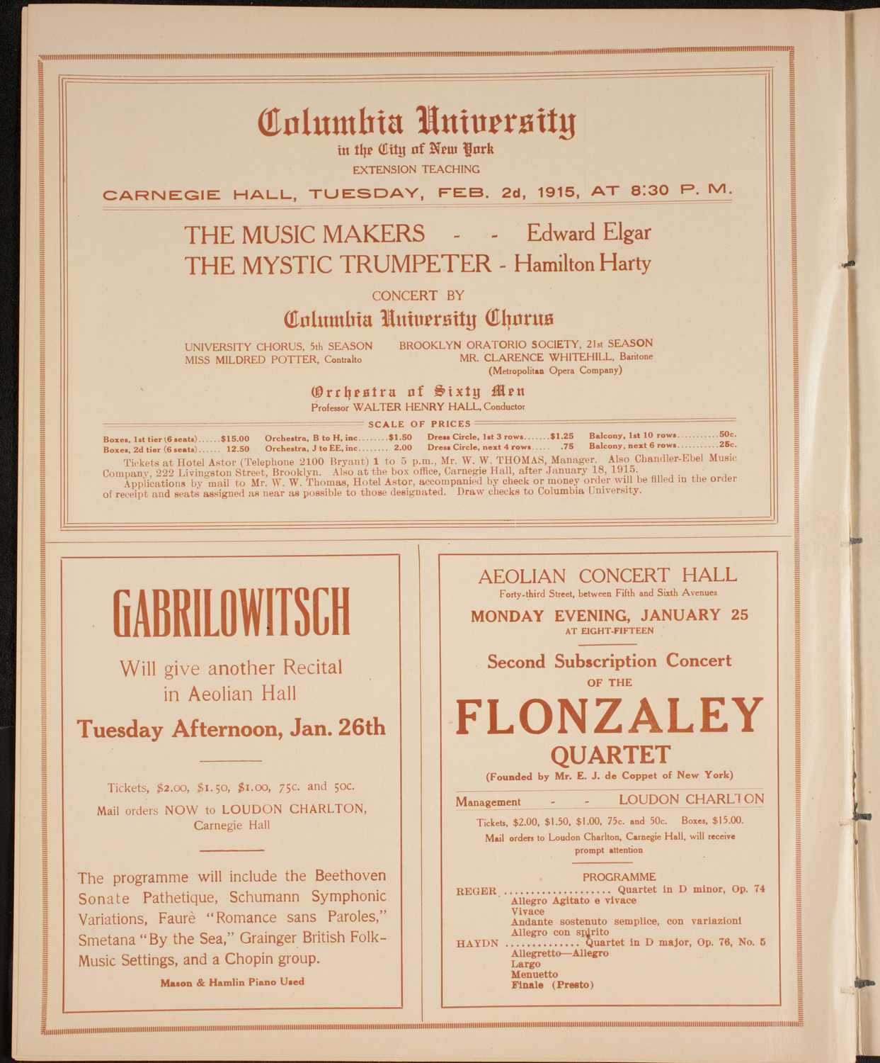 Symphony Concert for Young People, January 23, 1915, program page 10