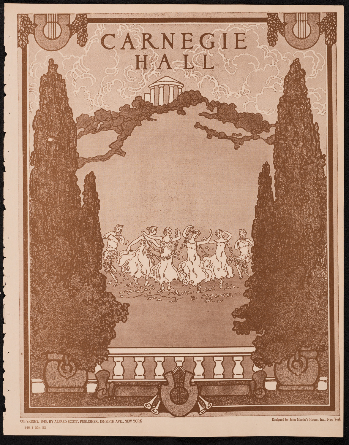 New York Symphony Orchestra, January 22, 1925, program page 1