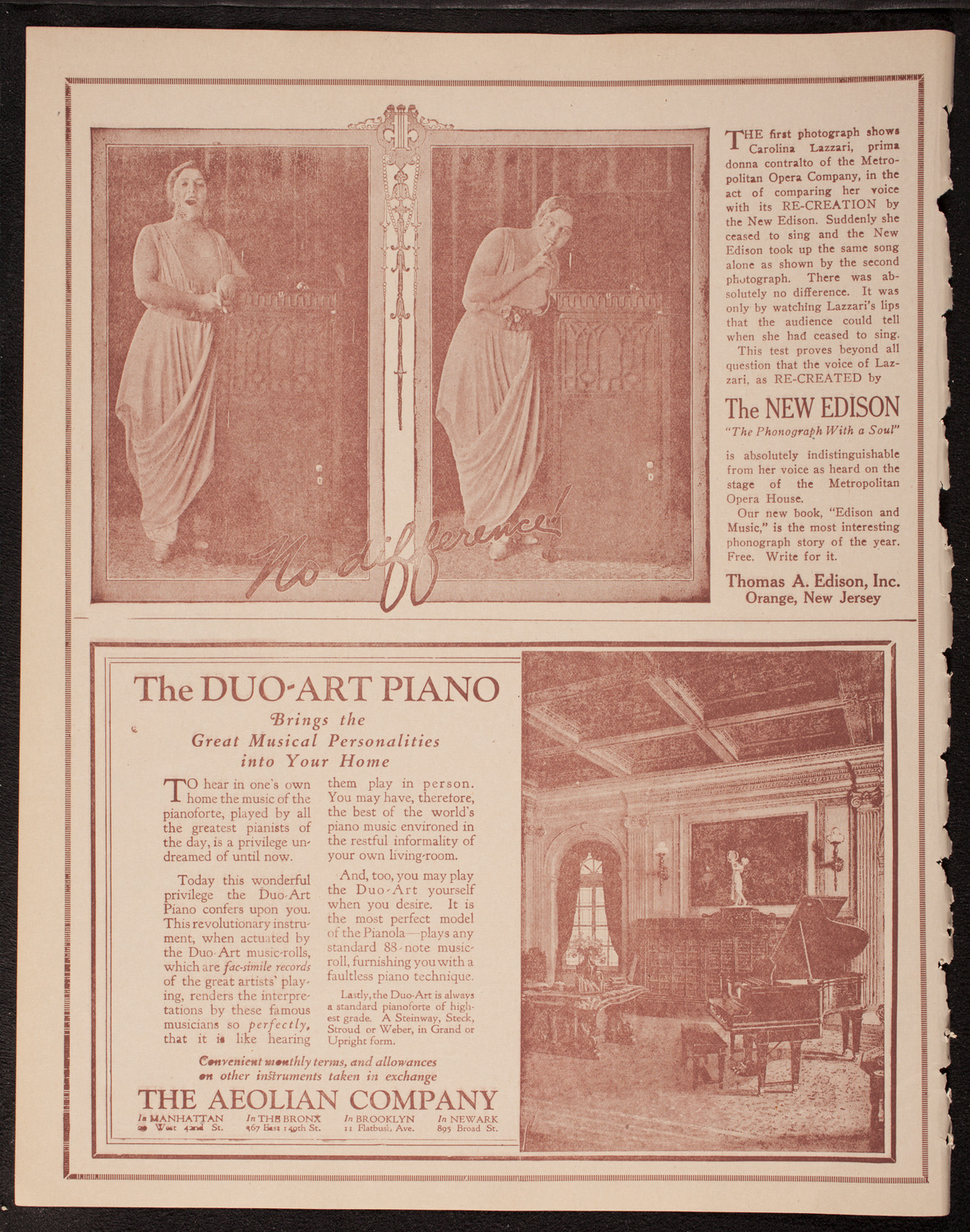 Ruth Ray, Violin, November 4, 1919, program page 2