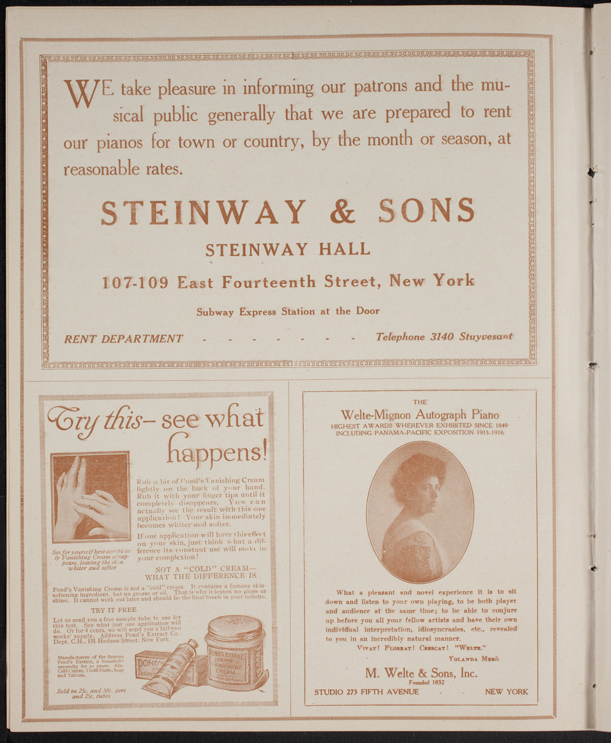 American Rights Committee: Lusitania Memorial Meeting, May 19, 1916, program page 4