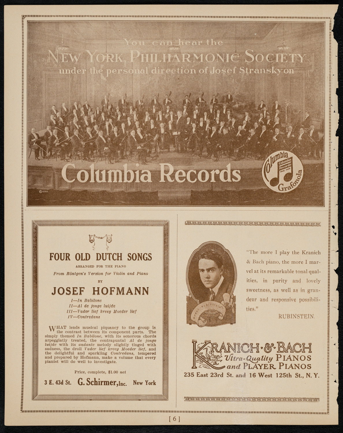 Leonardo da Vinci Evening with Comm. Dr. John W. Lieb, January 20, 1922, program page 6