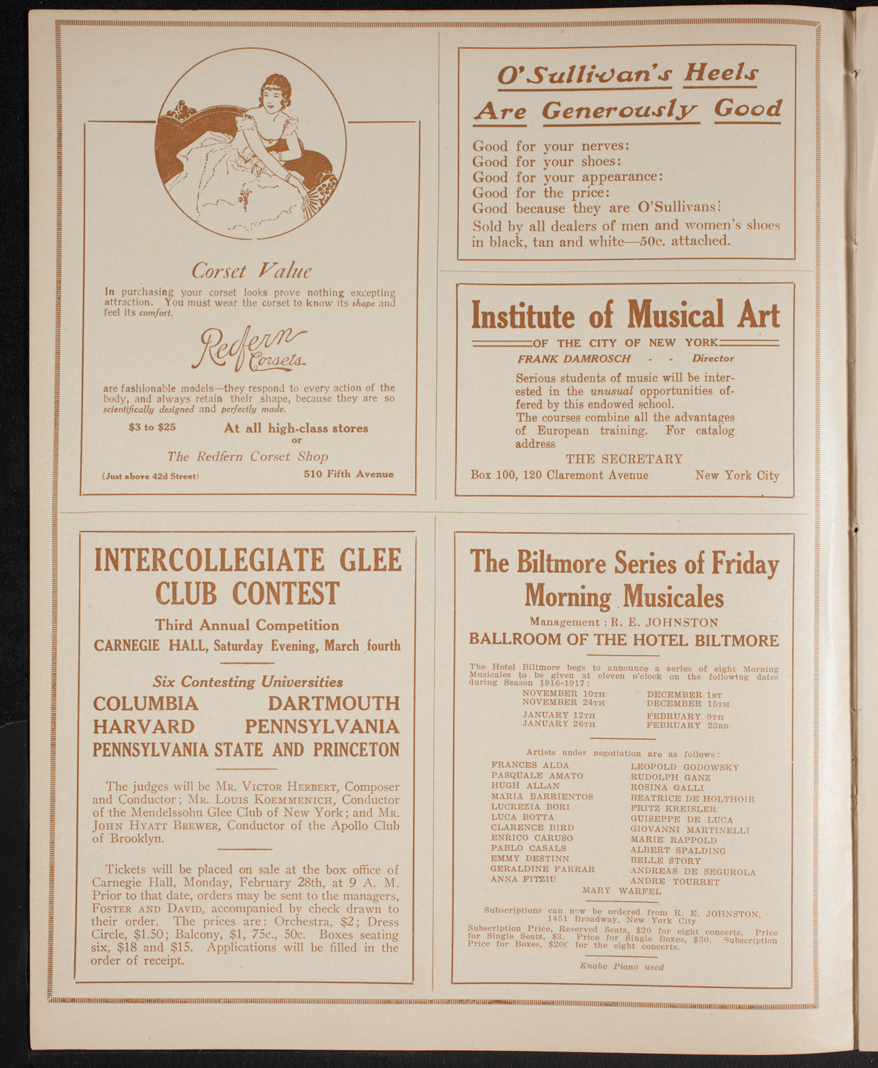 Newman Traveltalks: Brazil, February 27, 1916, program page 2