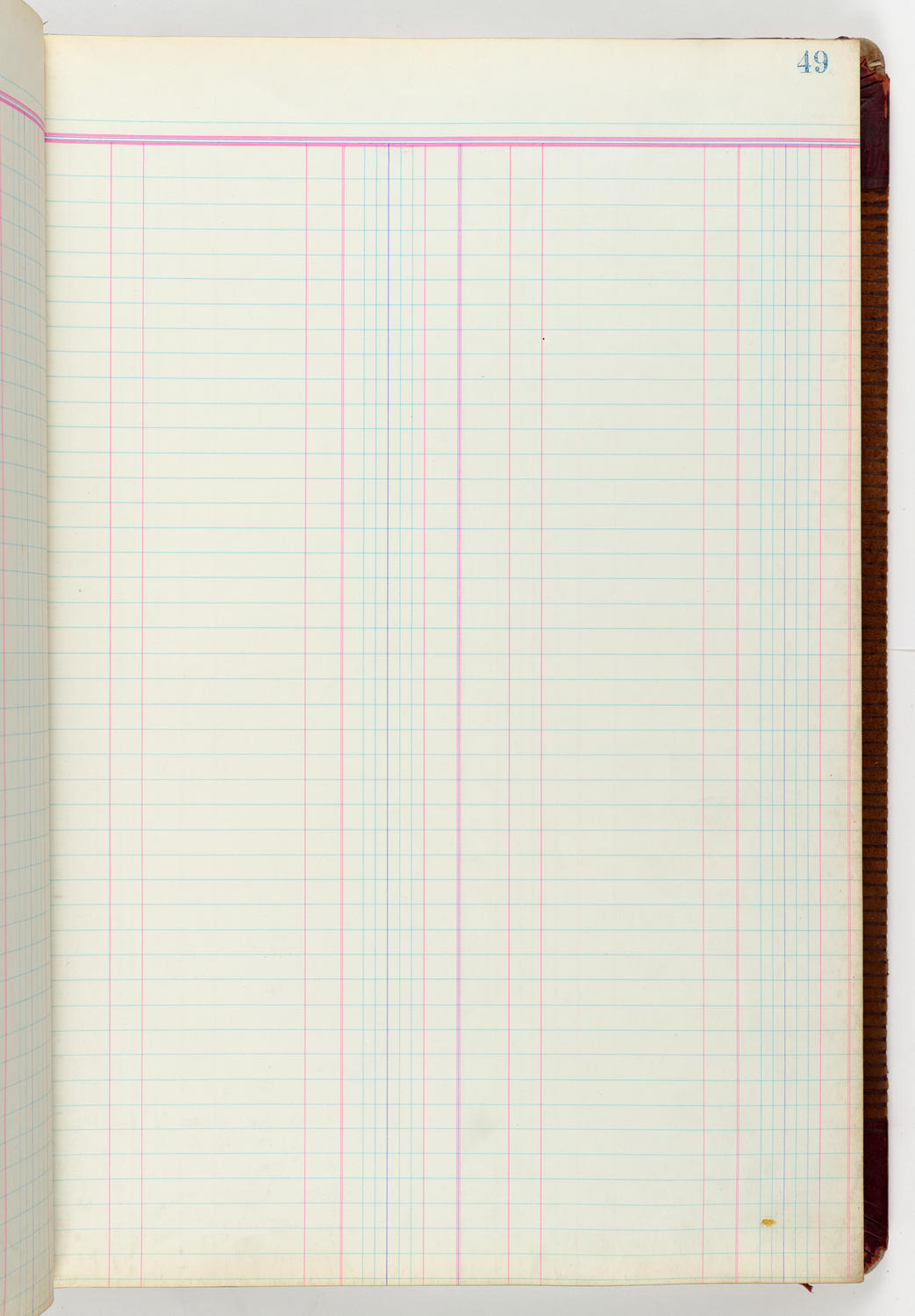 Music Hall Accounting Ledger Journal, volume 6, page 49