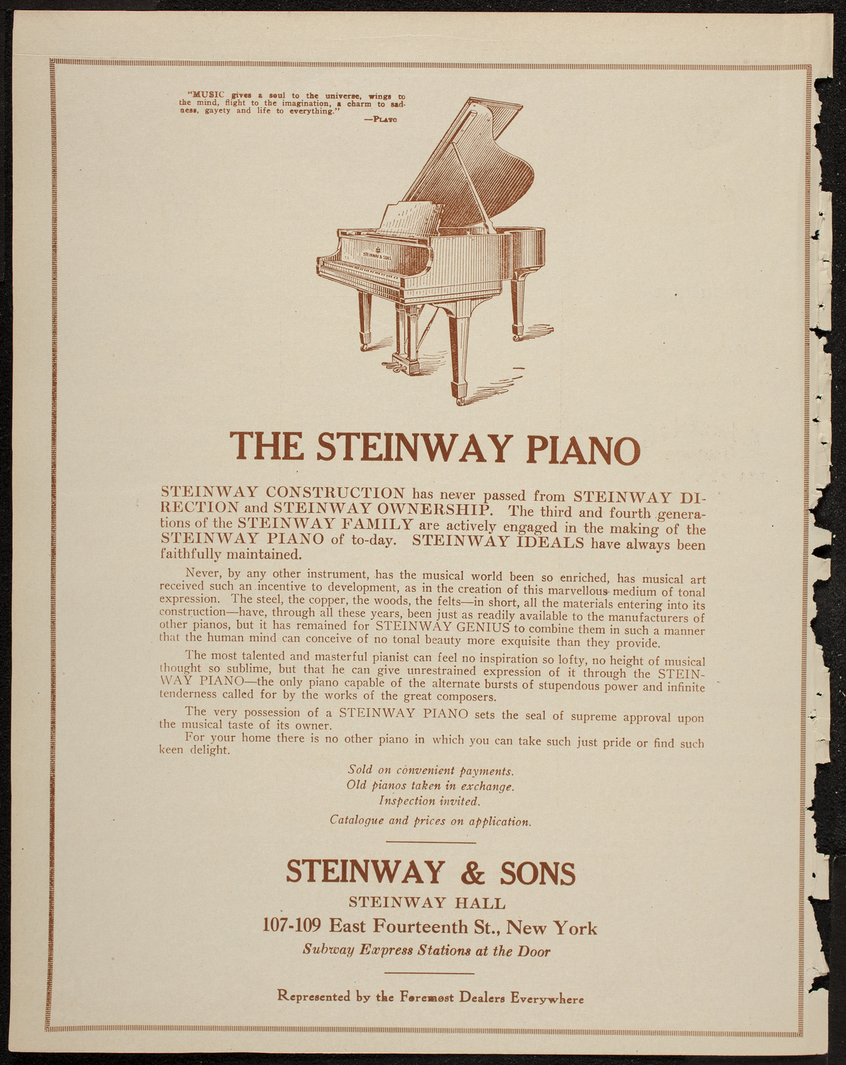 Alice Peroux Williams, Mezzo-Soprano, January 28, 1920, program page 4