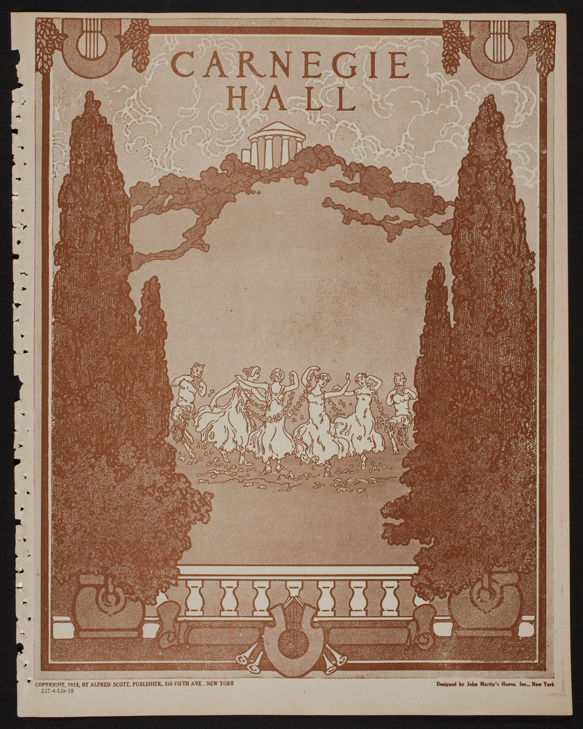 Y.W.C.A Patriotic Pageant, April 12, 1918, program page 1