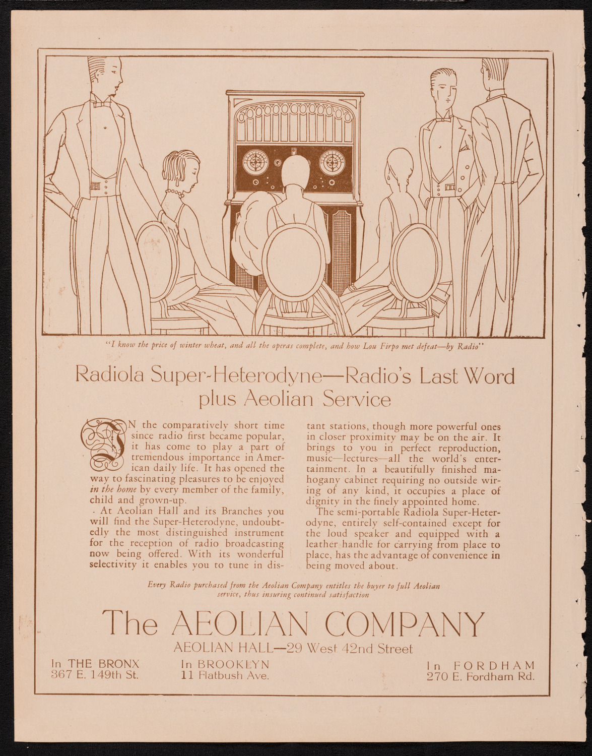 Fritz Kreisler, Violin, February 21, 1925, program page 2