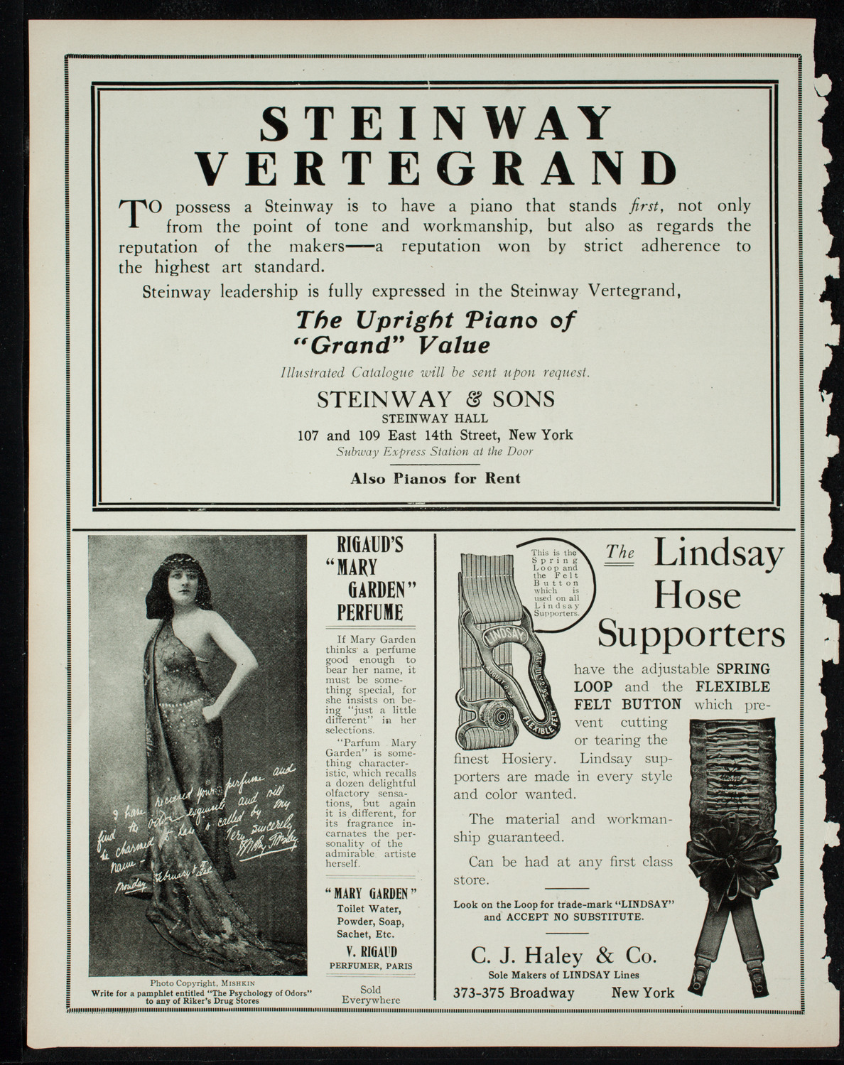 Boston Symphony Orchestra, November 12, 1910, program page 4