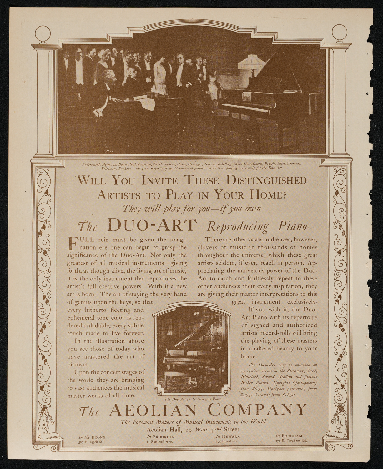 New York Philharmonic, November 14, 1924, program page 2