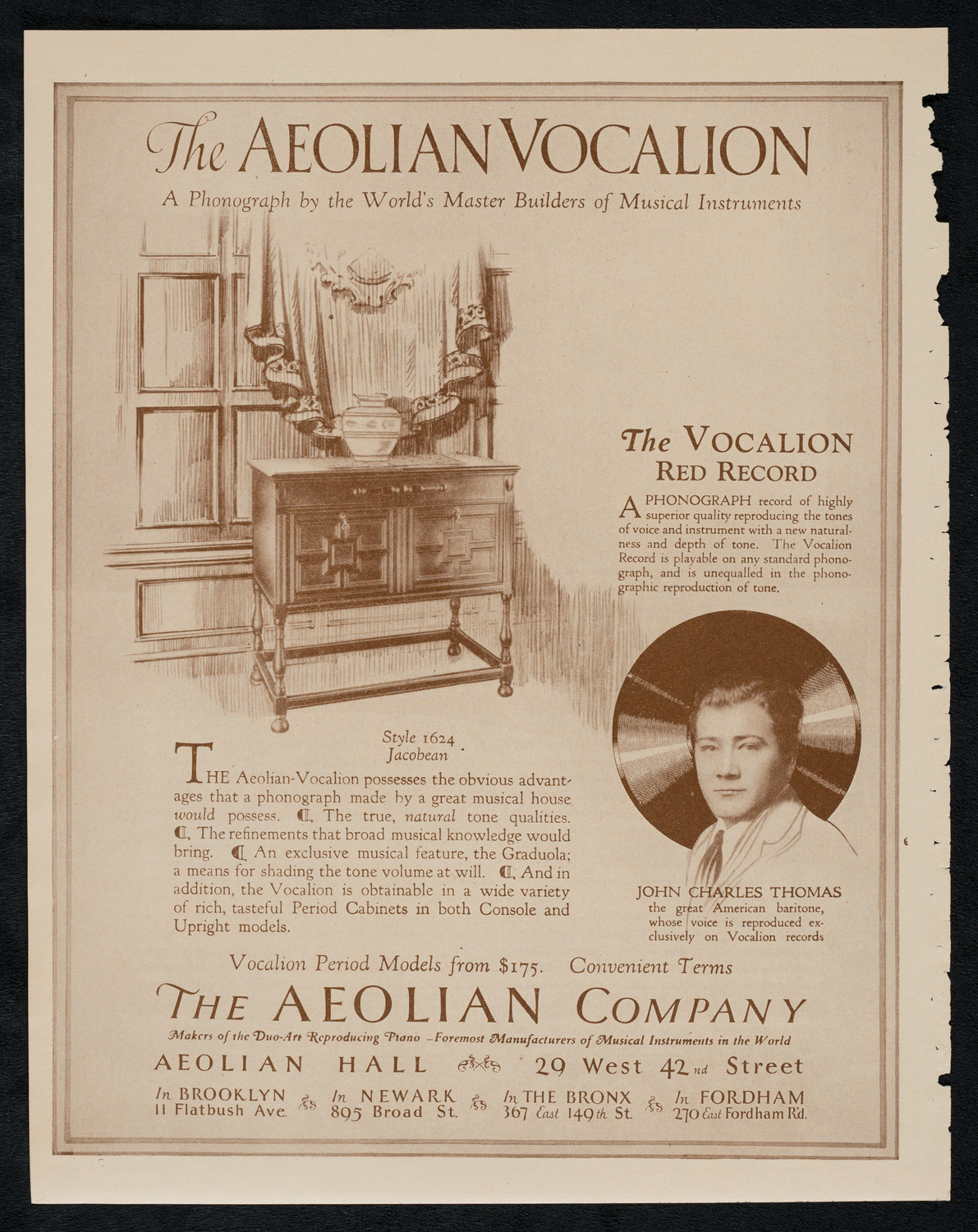 Virginia Myers, April 2, 1923, program page 2