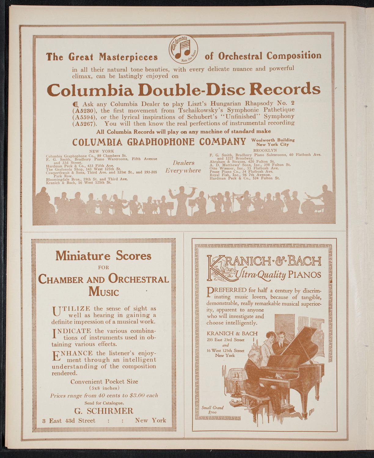 Boston Symphony Orchestra, December 4, 1915, program page 6
