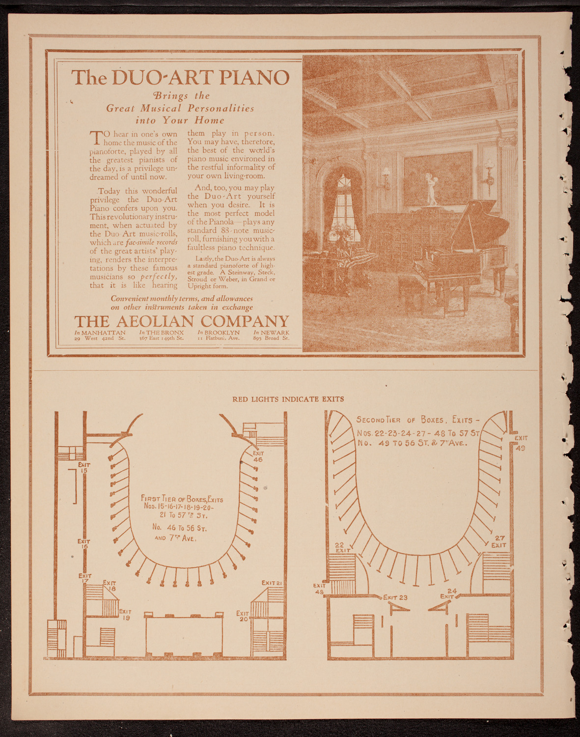 New Symphony Orchestra, November 26, 1919, program page 10