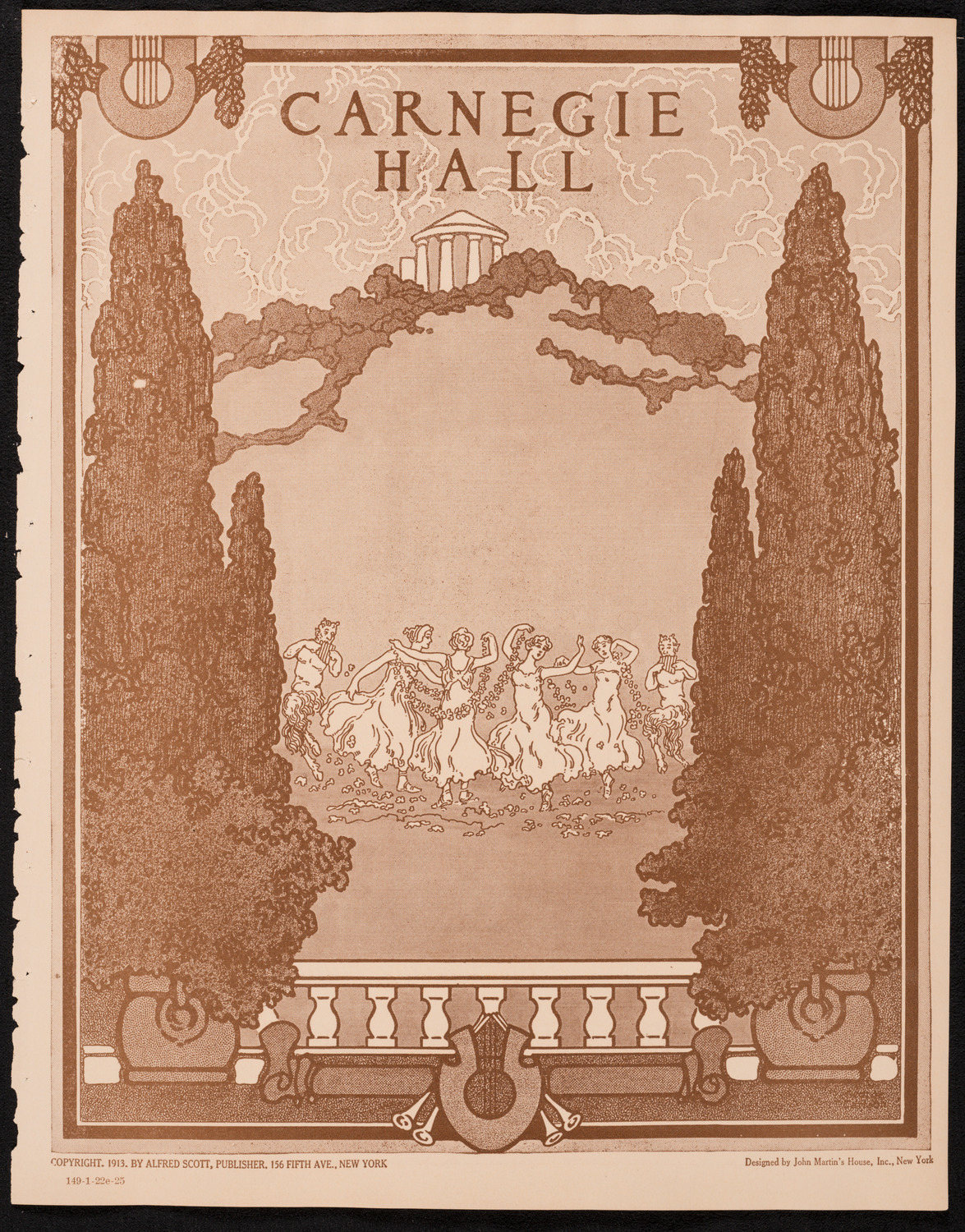 New York Philharmonic, January 22, 1925, program page 1