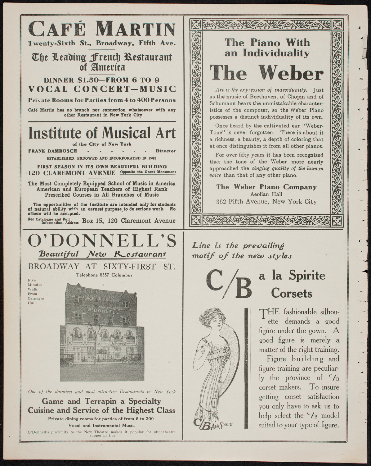 Musical Art Society of New York, March 16, 1911, program page 6