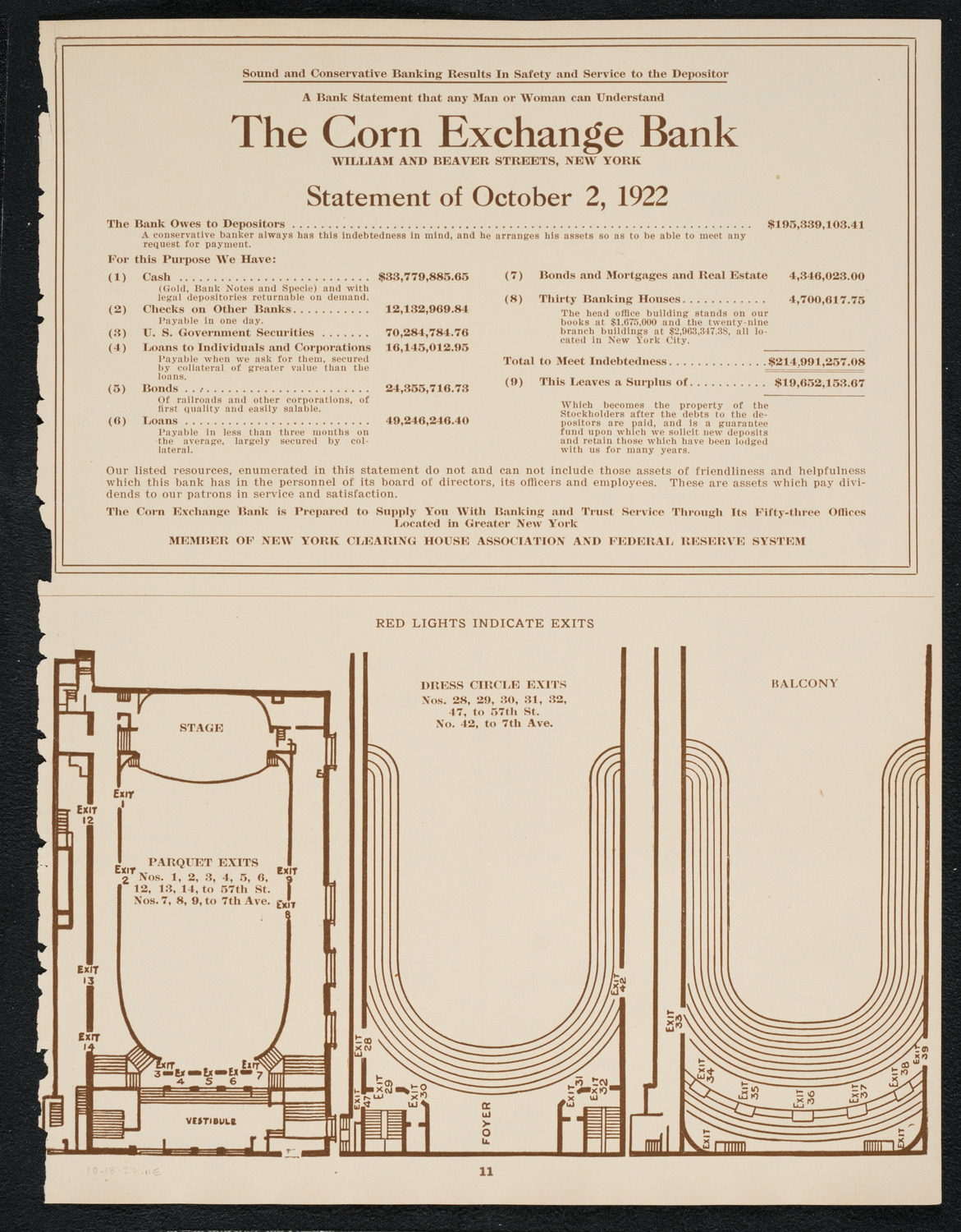 Isadora Duncan, Dancer, with Orchestra, October 13, 1922, program page 11