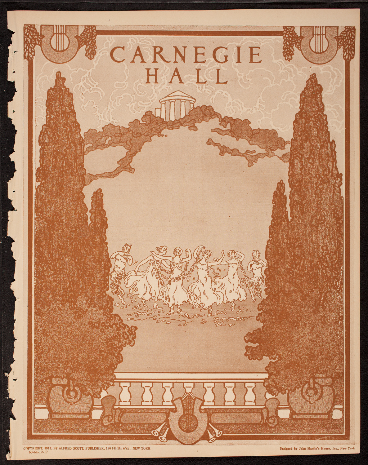 New York Symphony Orchestra, December 6, 1917, program page 1