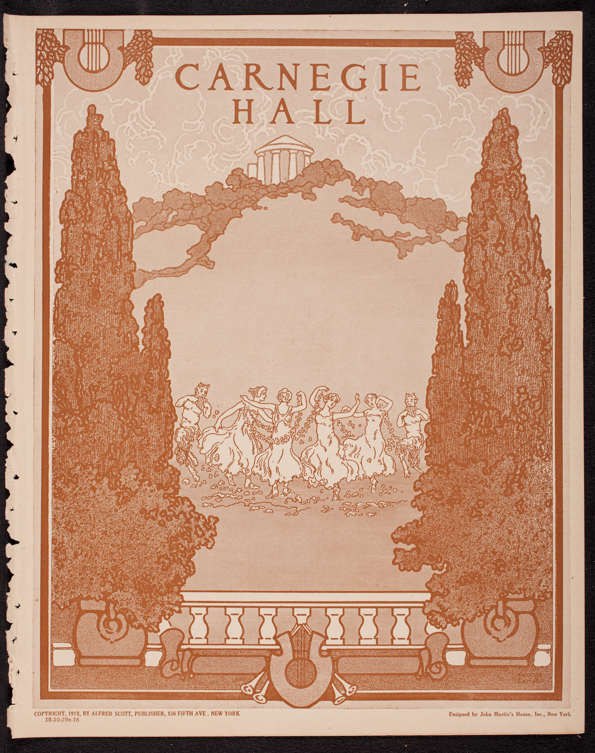 George Dostal, Tenor, October 29, 1916, program page 1
