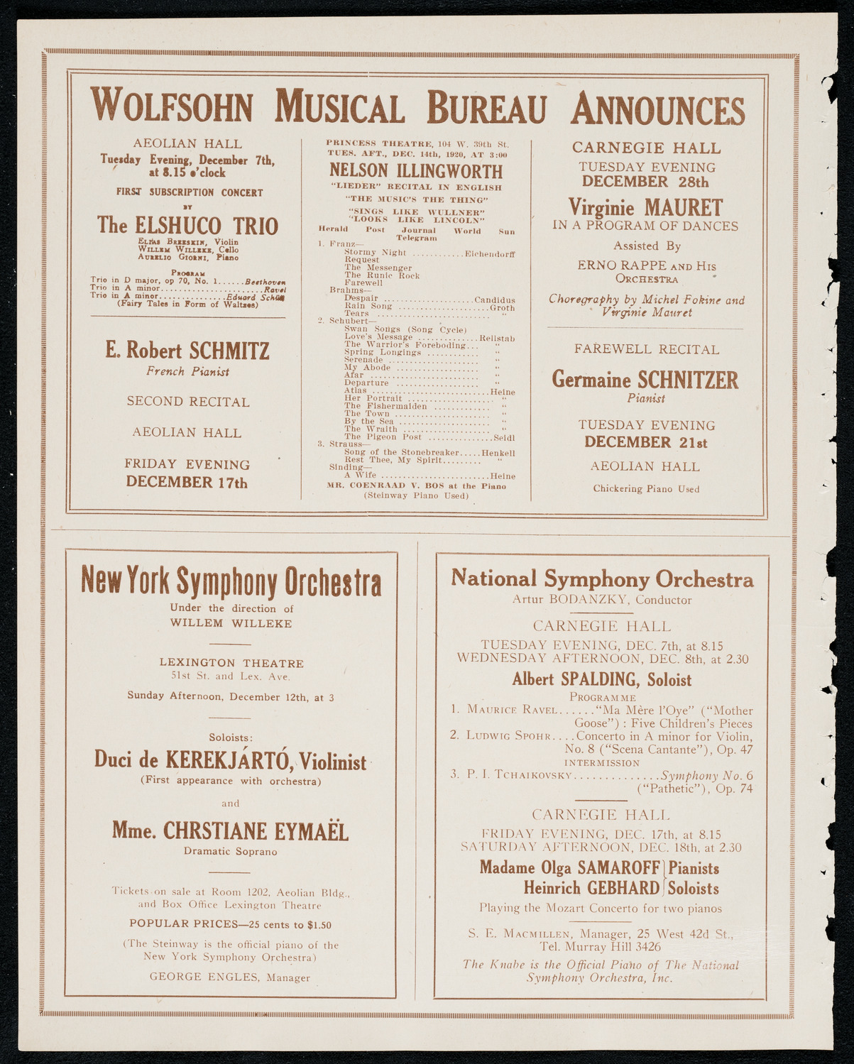 Newman Traveltalks: Constantinople and Turkey, December 5, 1920, program page 8