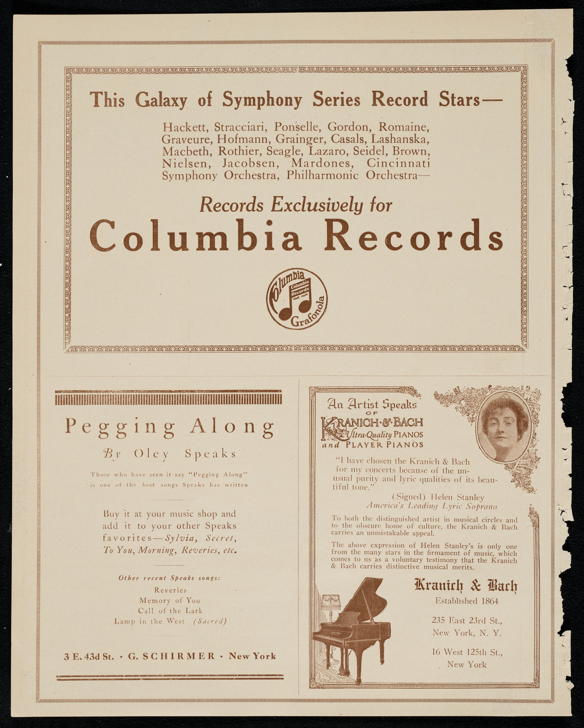 Ervin Nyiregyházi, Piano, October 30, 1920, program page 6