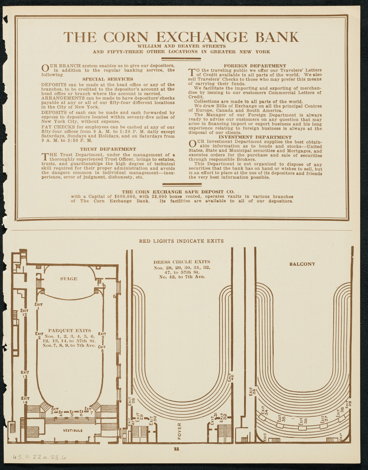 New York Symphony Orchestra: Beethoven Cycle, November 22, 1923, program page 11