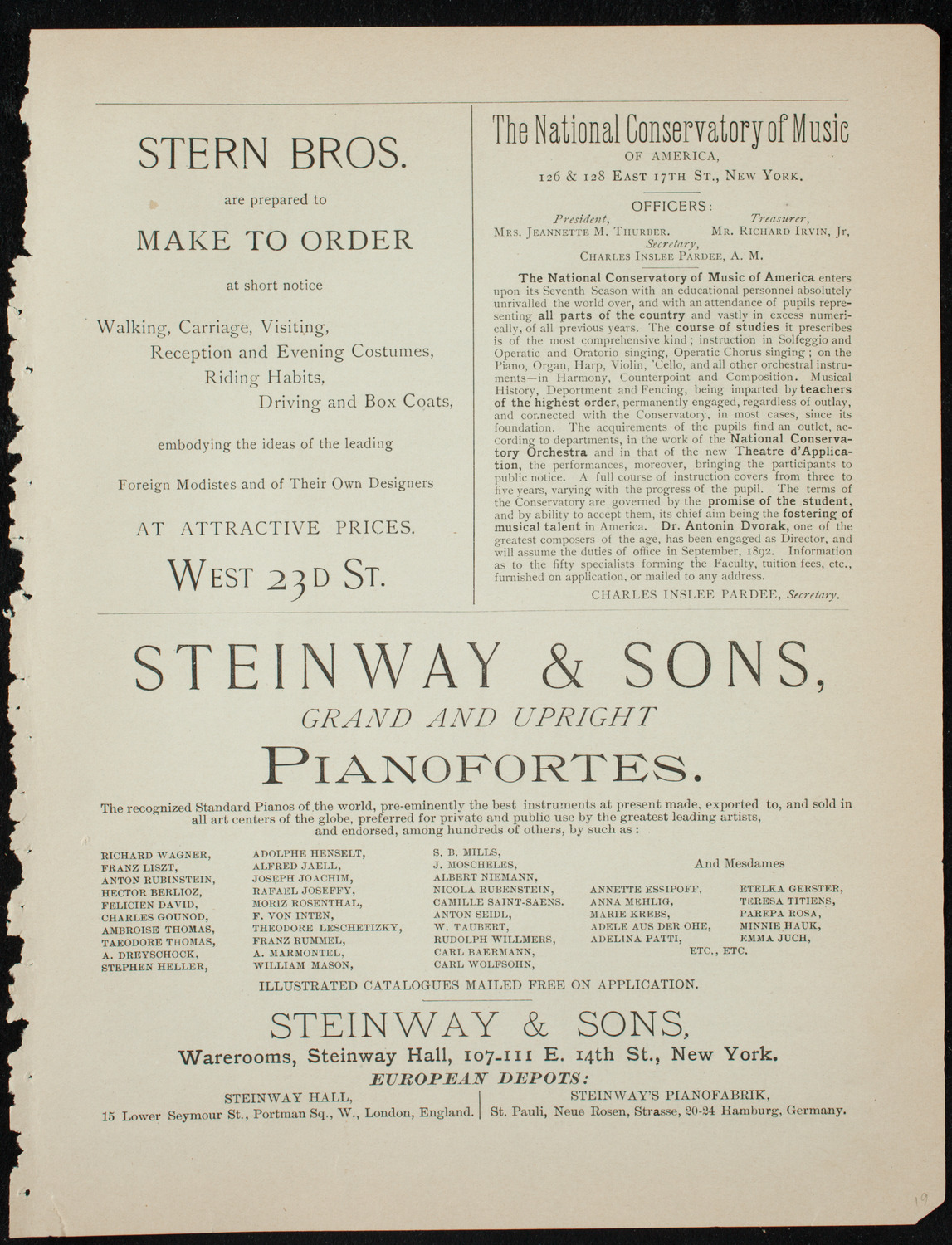 New York Scottish Society Halloween Festival, October 30, 1891, program page 7