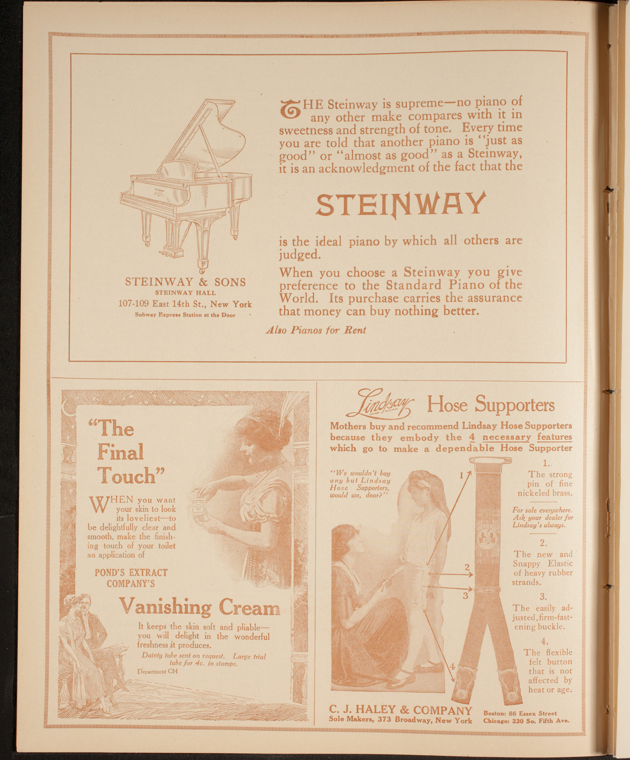 New York Symphony Orchestra, December 3, 1914, program page 4