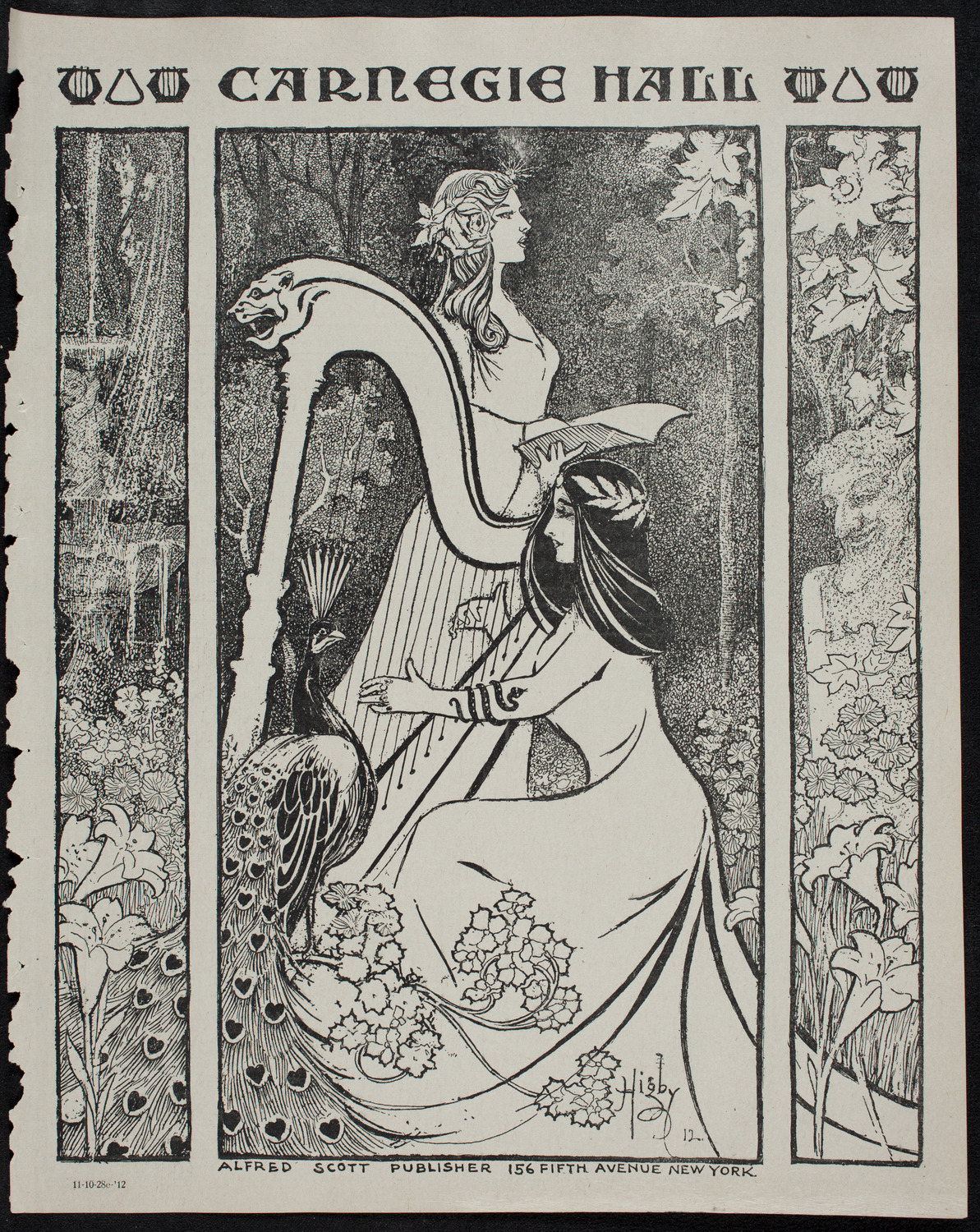 Cristeta Goñi, Violin, assisted by the Gwent Male Glee Singers, October 28, 1912, program page 1