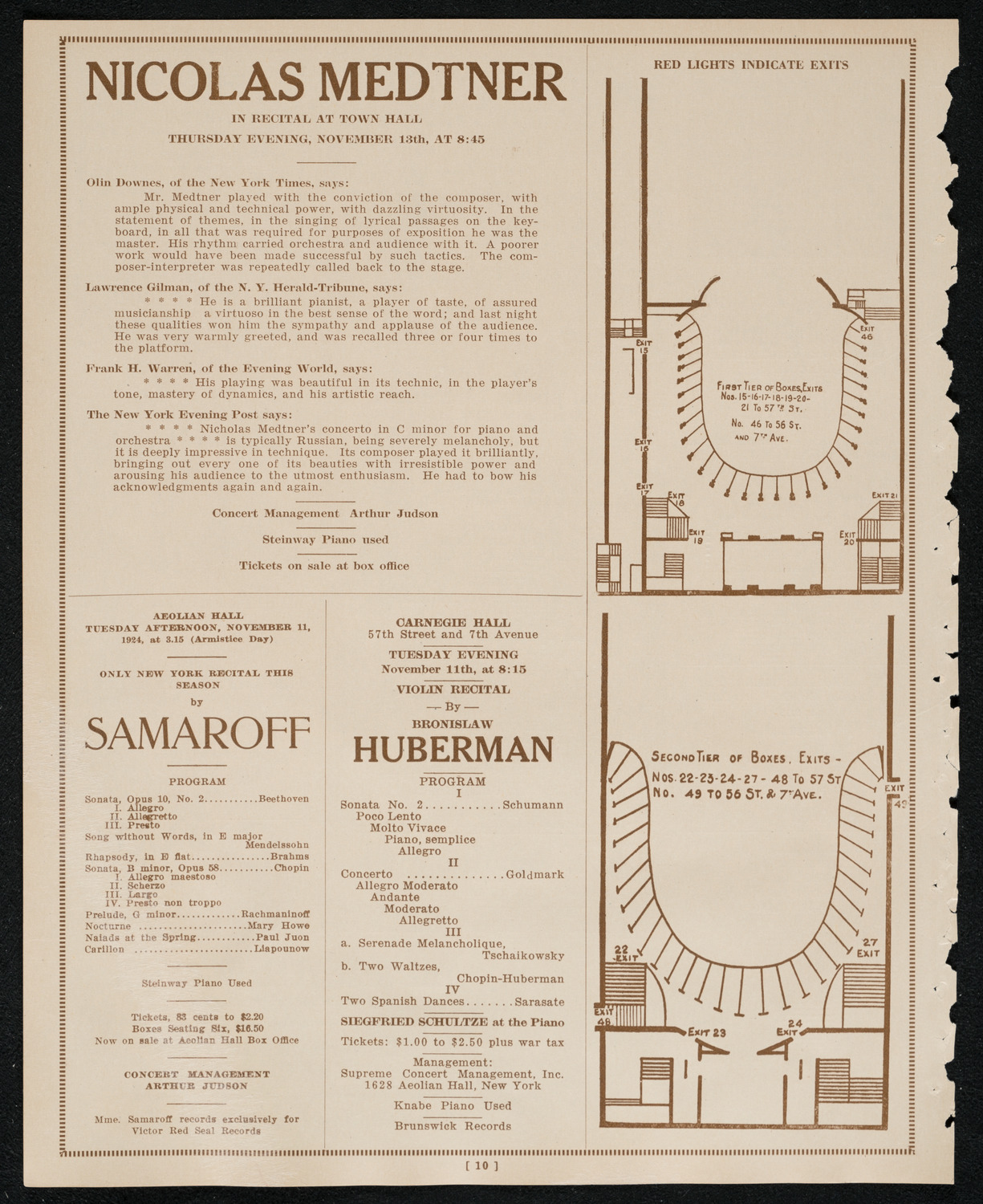 Symphony Concert for Young People, November 8, 1924, program page 10