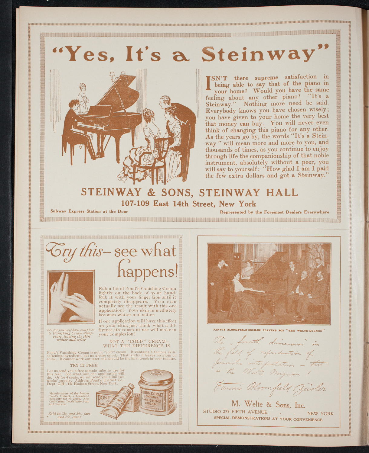 Boston Symphony Orchestra, December 4, 1915, program page 4