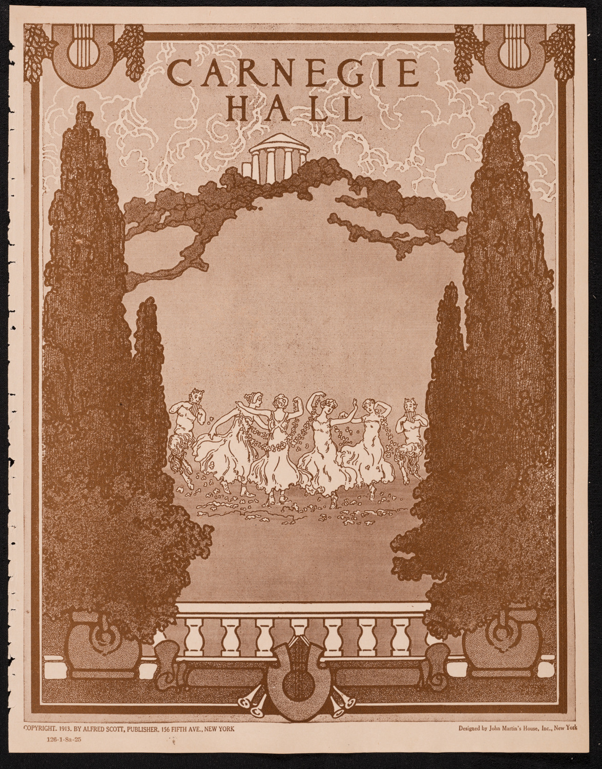 New York Symphony Orchestra, January 8, 1925, program page 1