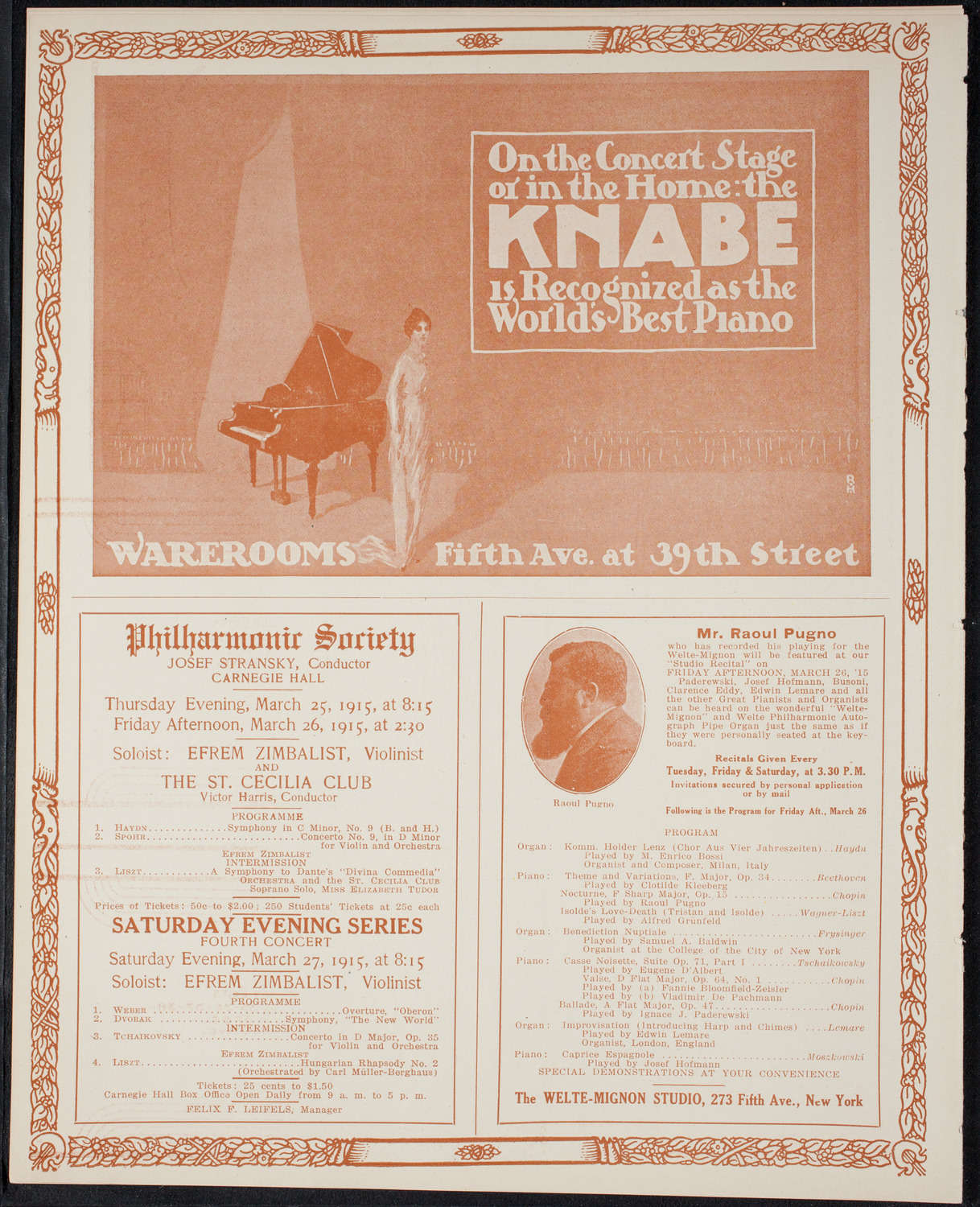 Newman Traveltalks: The War Capitals, March 21, 1915, program page 12