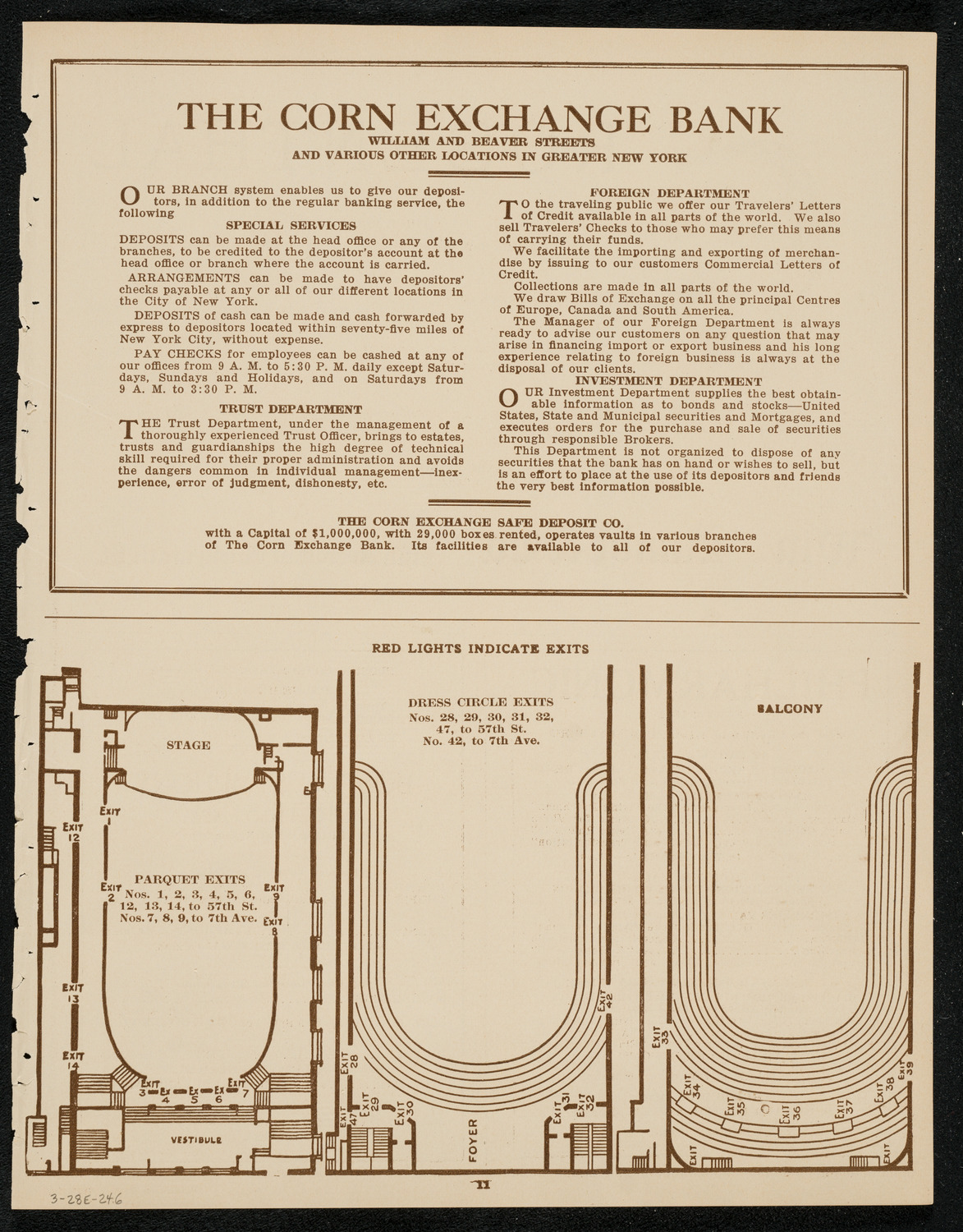 New York Symphony Orchestra, March 28, 1924, program page 11