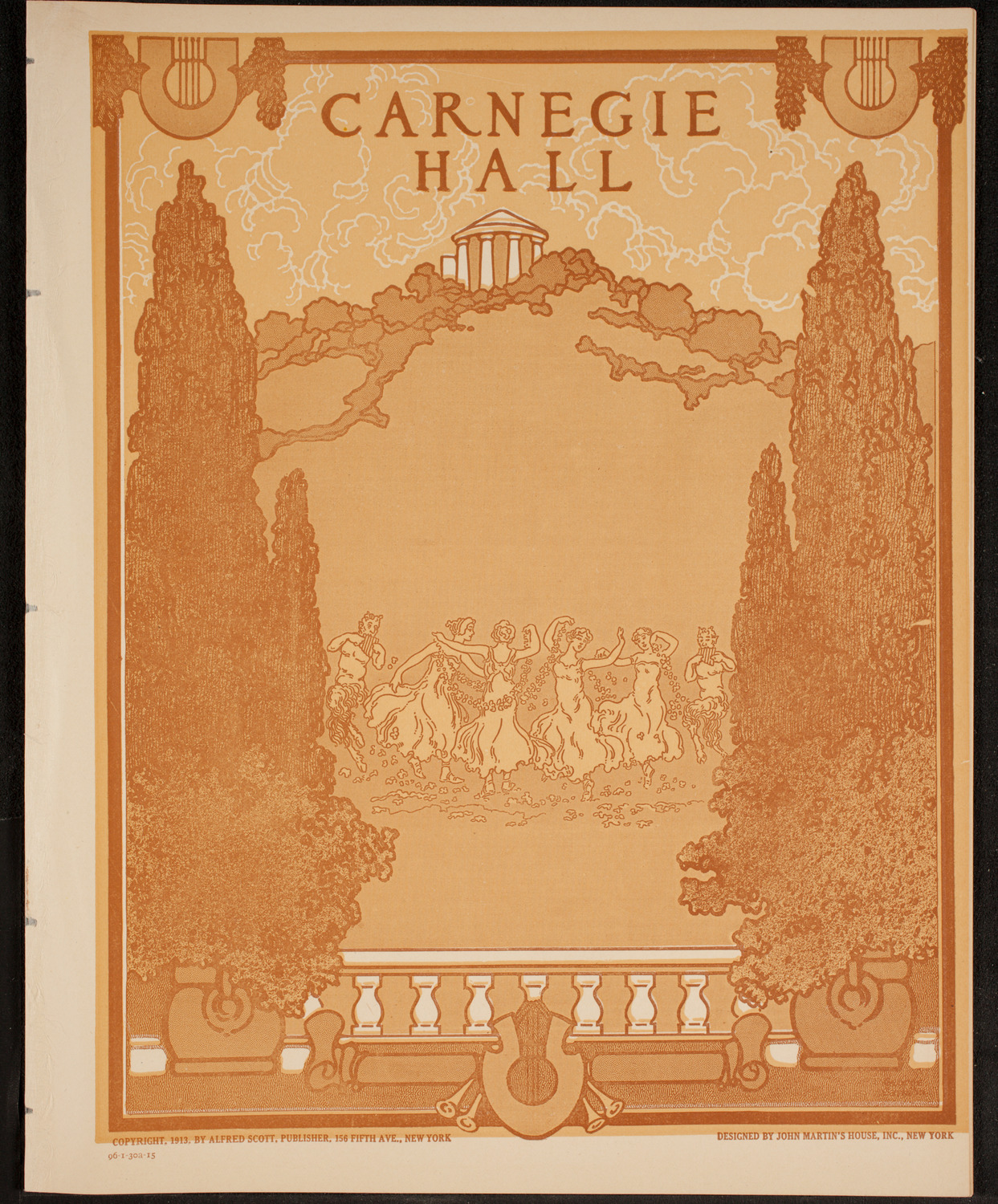 Josef Hofmann, Piano, January 30, 1915, program page 1