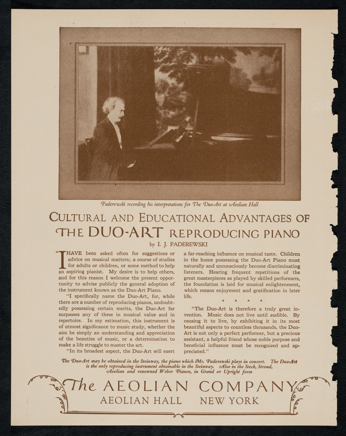Erno Dohnányi, Piano, March 31, 1923, program page 2
