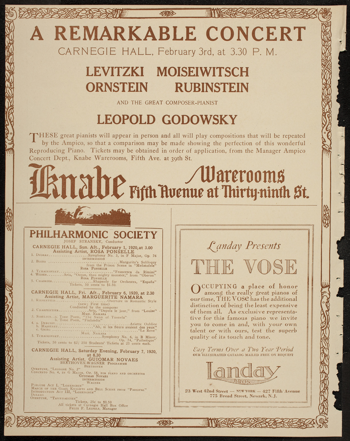 Symphony Concert for Young People, January 31, 1920, program page 12