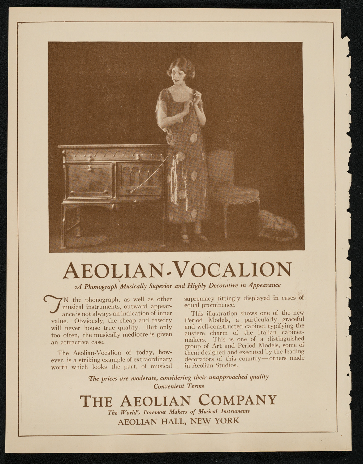 New York Chamber Symphony, May 14, 1924, program page 2