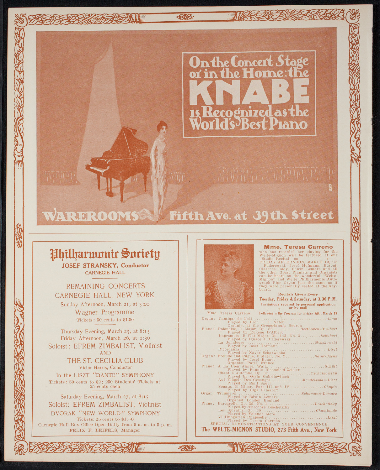 Newman Traveltalks: Berlin, March 14, 1915, program page 12