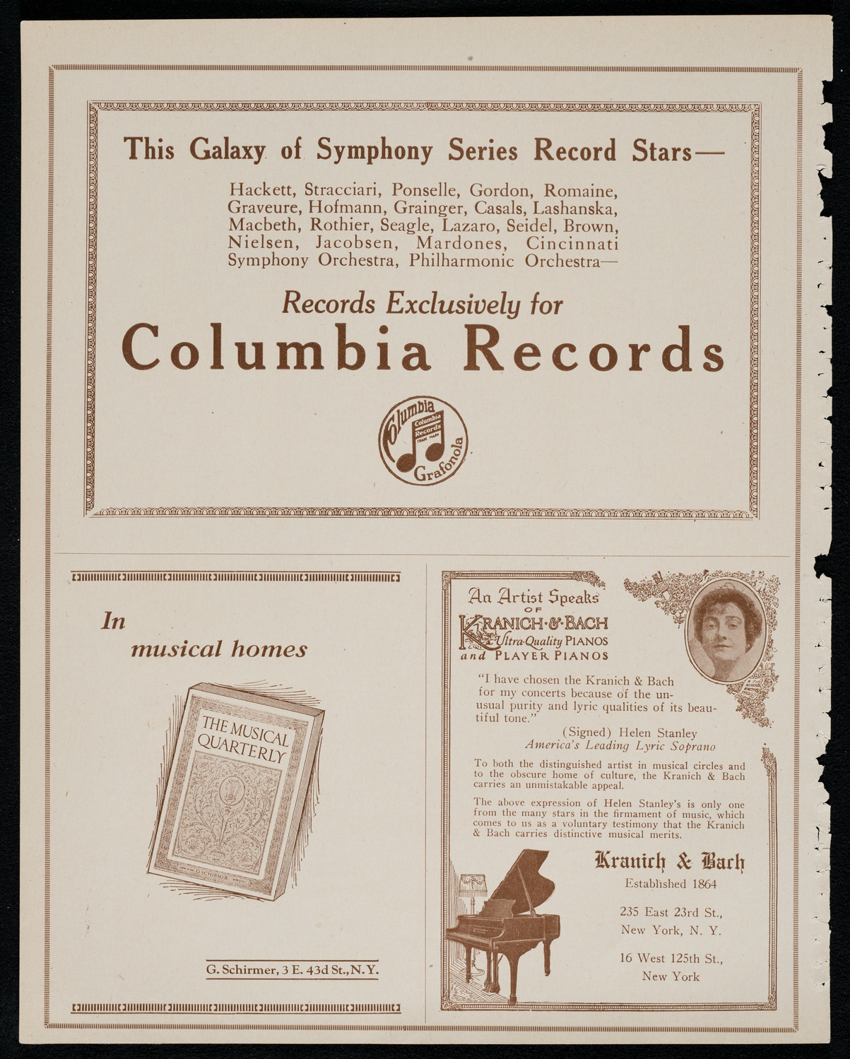 New York Symphony Orchestra, November 4, 1920, program page 6