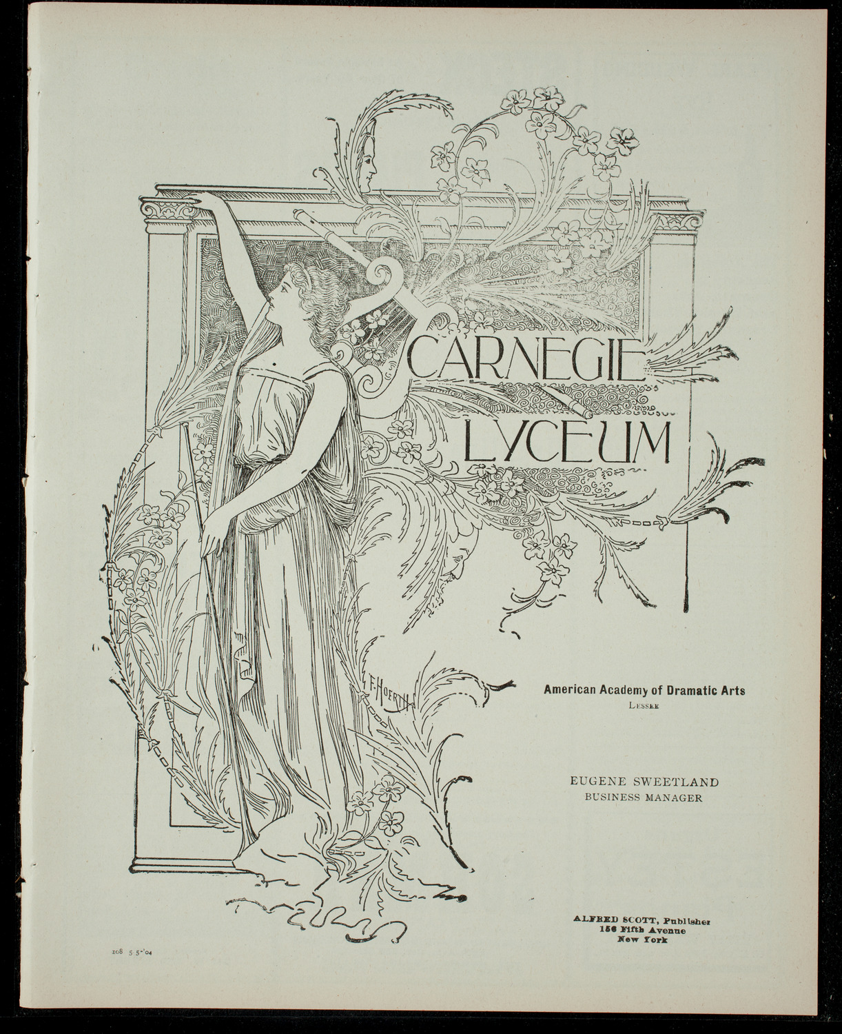 Ursuline Academy Class Exercises, May 5, 1904, program page 1