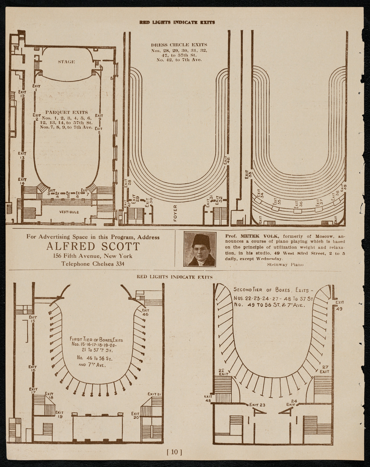 Elly Ney, Piano, and the New York Philharmonic, January 16, 1922, program page 10