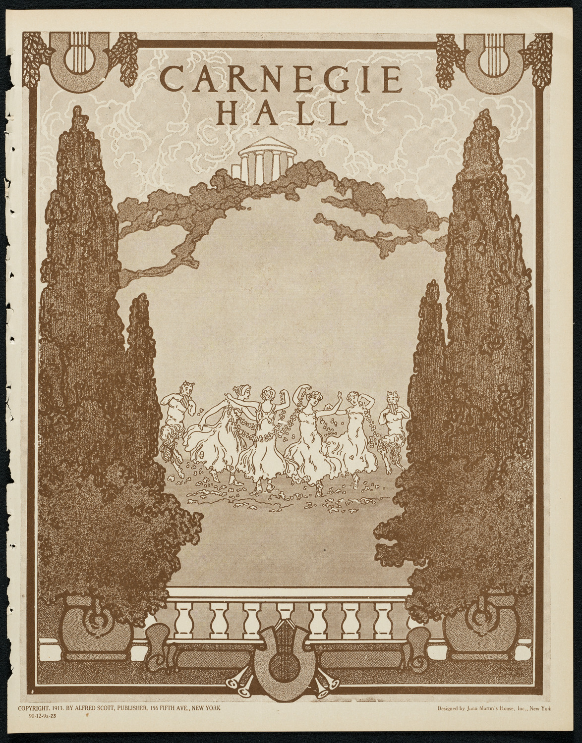 New York Philharmonic, December 9, 1923, program page 1
