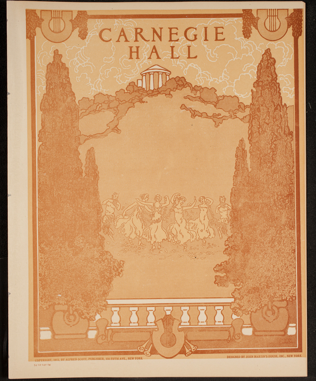 New York Banks' Glee Club, December 14, 1914, program page 1