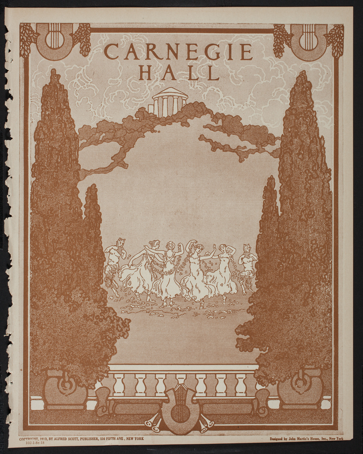 Meeting: The Humanitarian Cult, January 8, 1918, program page 1