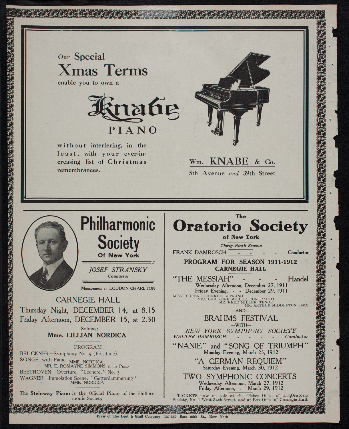 MacDowell Chorus, December 11, 1911, program page 12