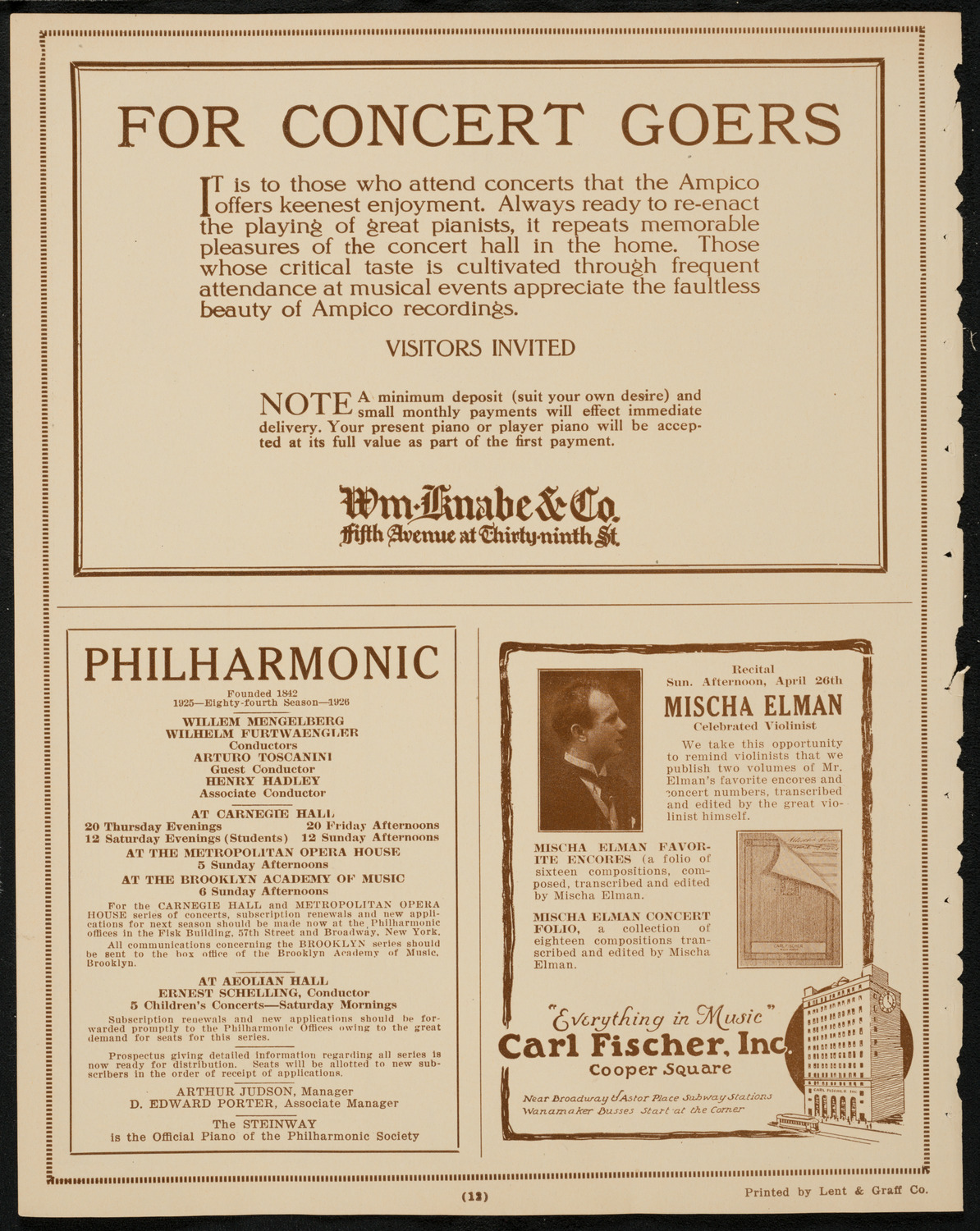 Ethyl Hayden, Soprano, April 20, 1925, program page 12