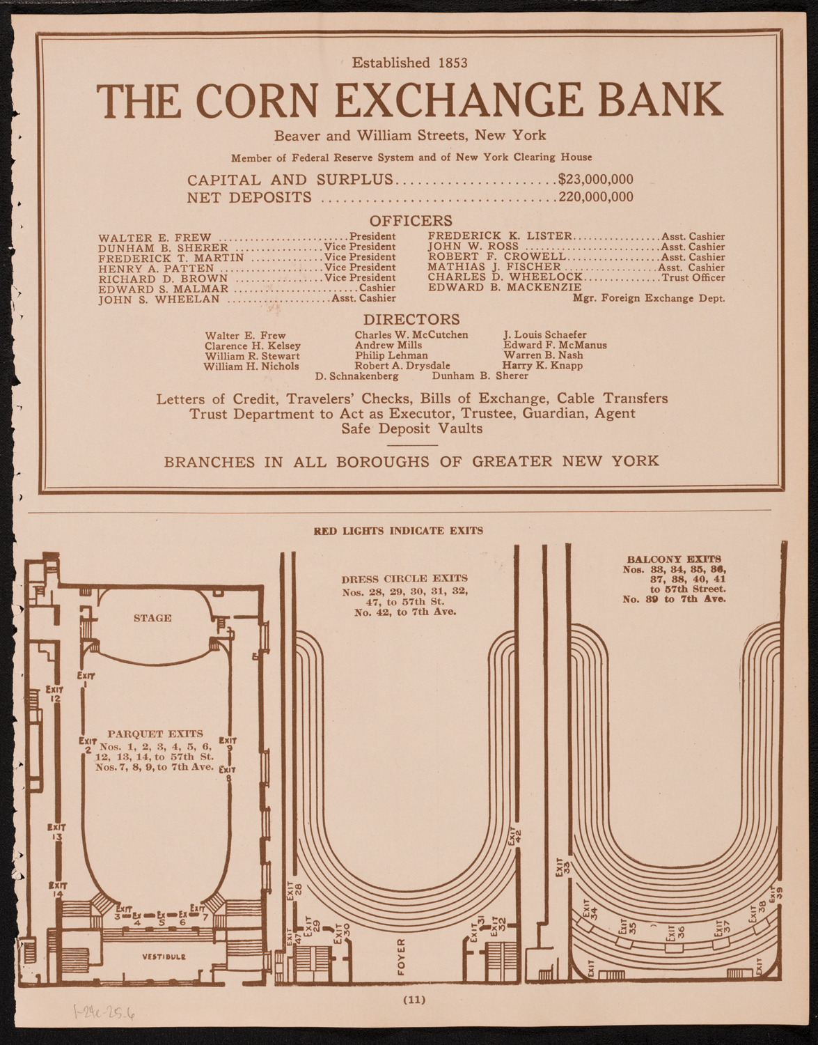 Chalif Dancers, January 24, 1925, program page 11