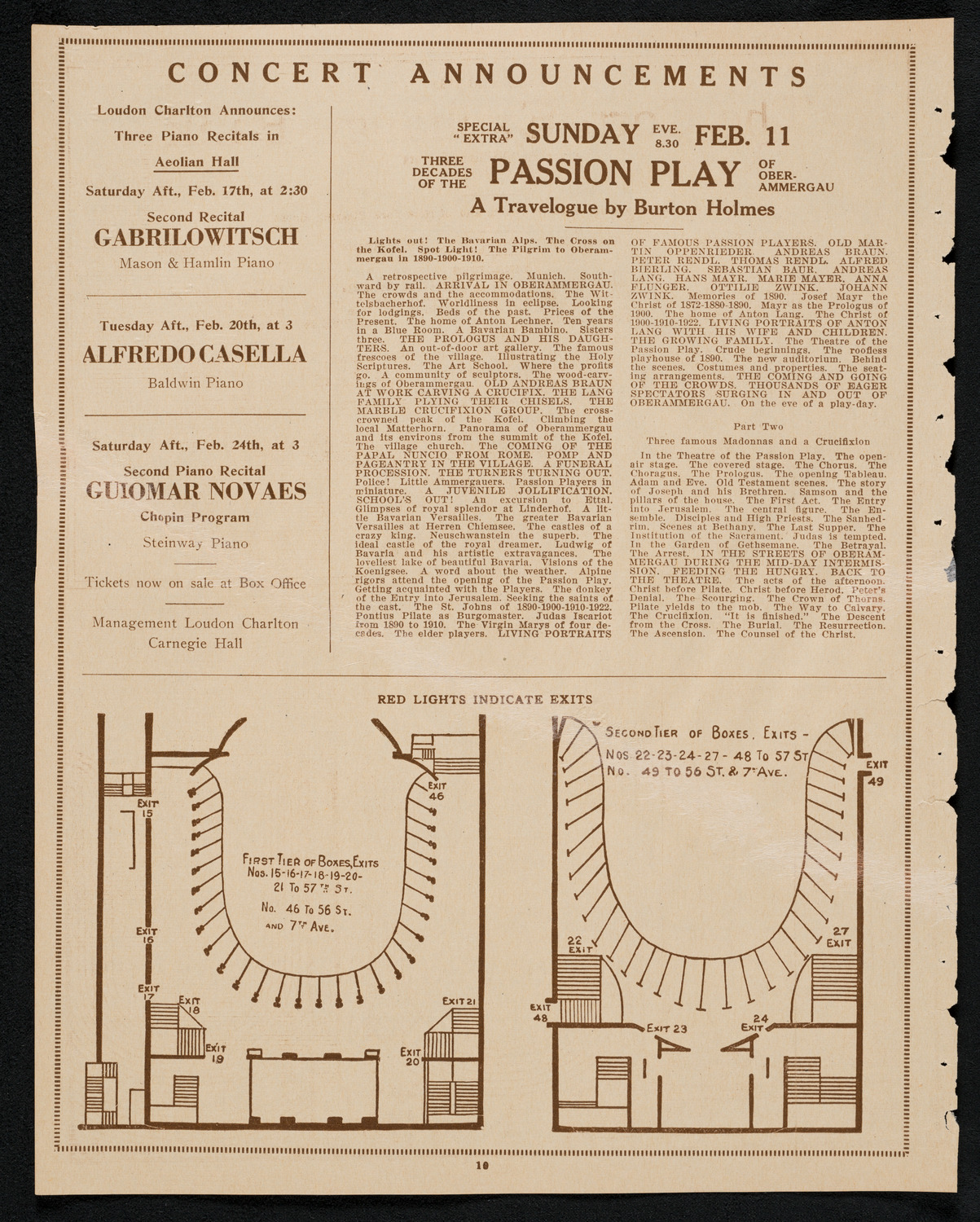 Burton Holmes Travelogue: Great Sights East of Suez, February 4, 1923, program page 10