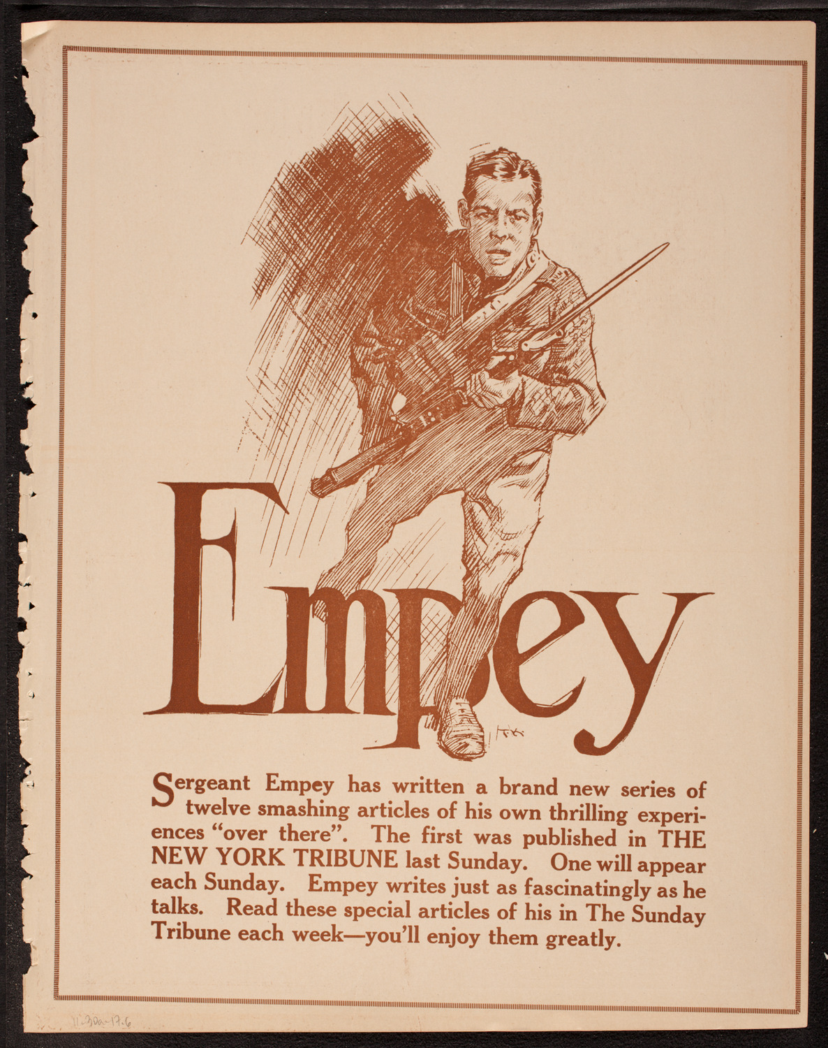 New York Philharmonic, November 30, 1917, program page 11