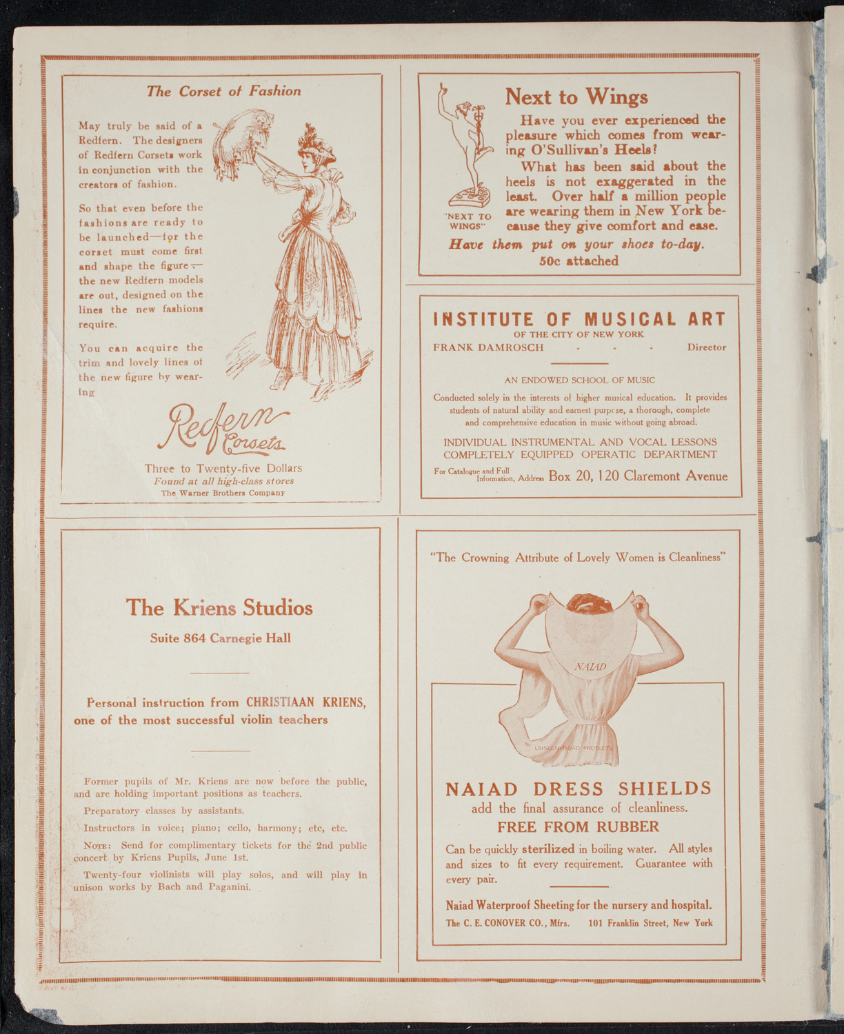 Orchestral Society of New York, June 5, 1915, program page 2