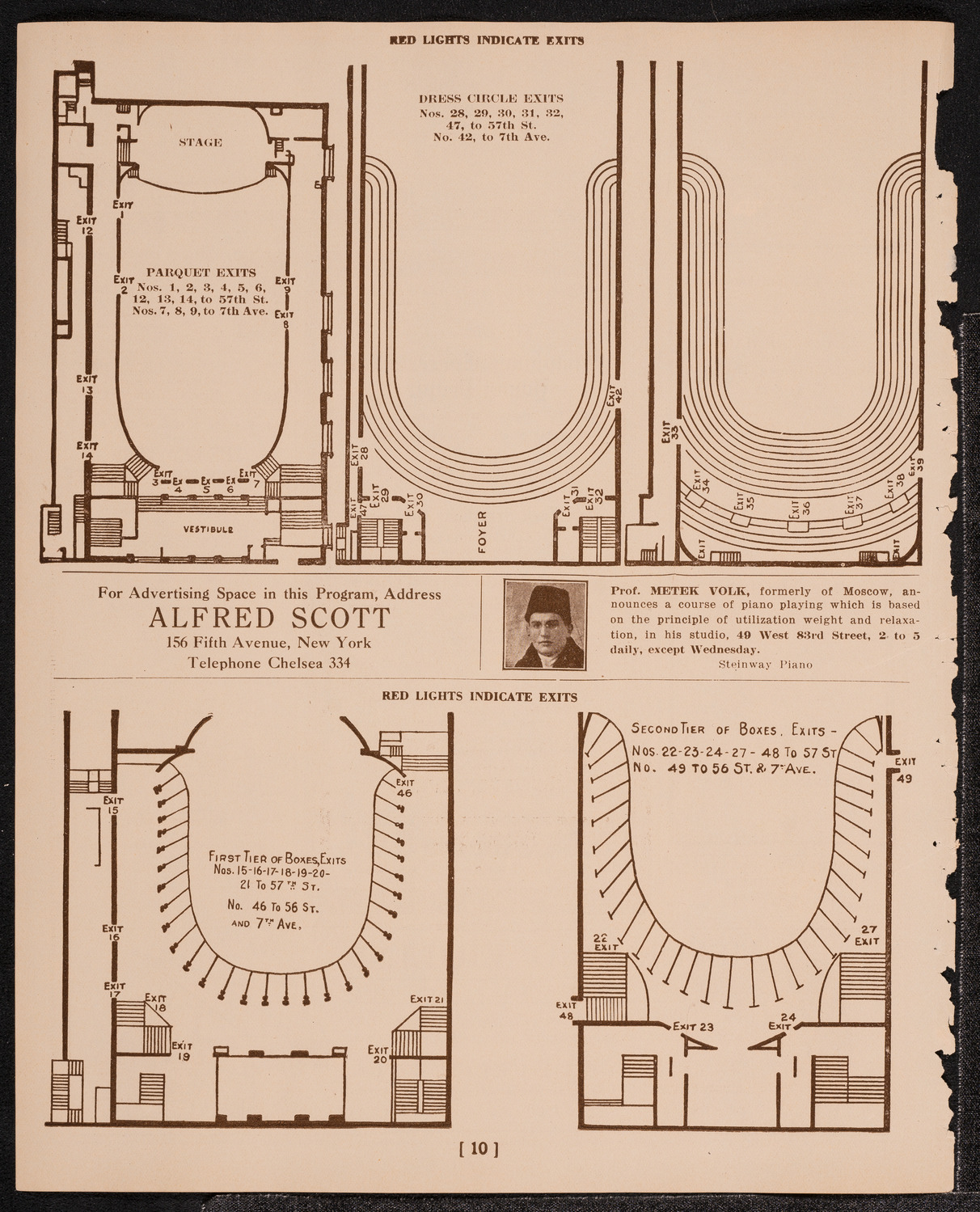 Chanuka Concert by Cantor Josef Rosenblatt, December 25, 1921, program page 10